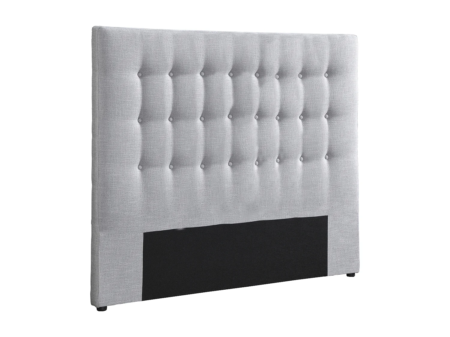 Hoofdbord met capitonnage 180 cm - Stof - Lichtgrijs - FRANCESCO