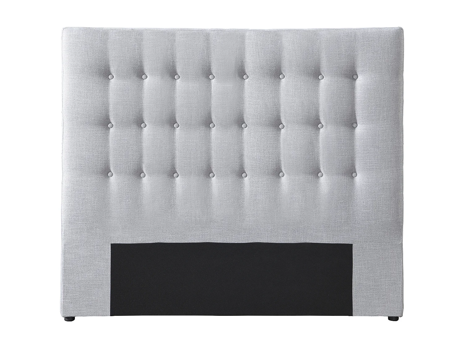 Hoofdbord met capitonnage 180 cm - Stof - Lichtgrijs - FRANCESCO