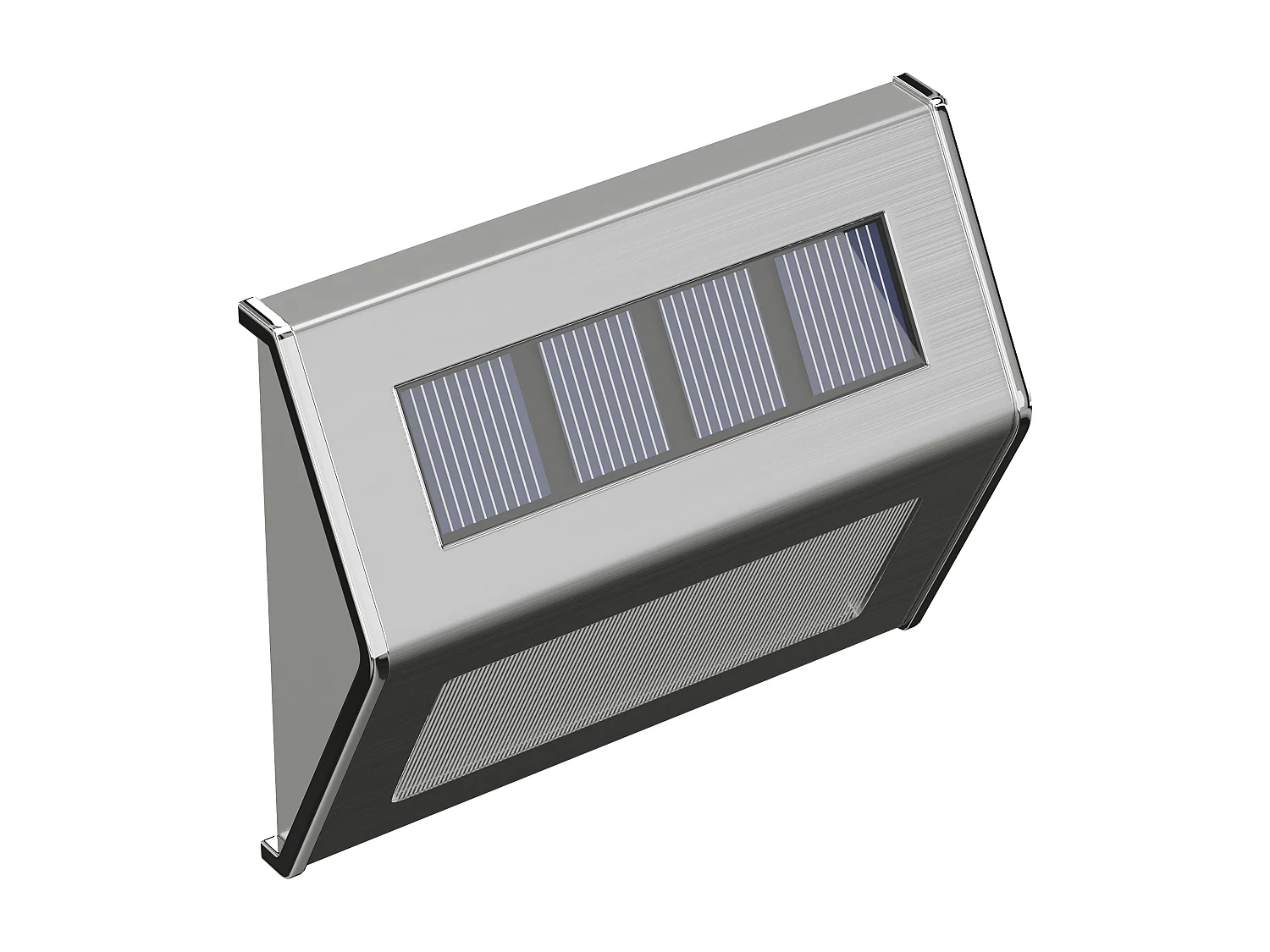 Applique solaire en acier inoxydable 20 lumens - L. 10 x H. 8.2 cm SKAGEN