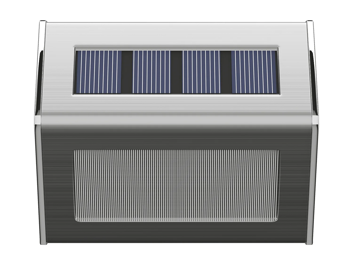 Applique solaire en acier inoxydable 20 lumens - L. 10 x H. 8.2 cm SKAGEN