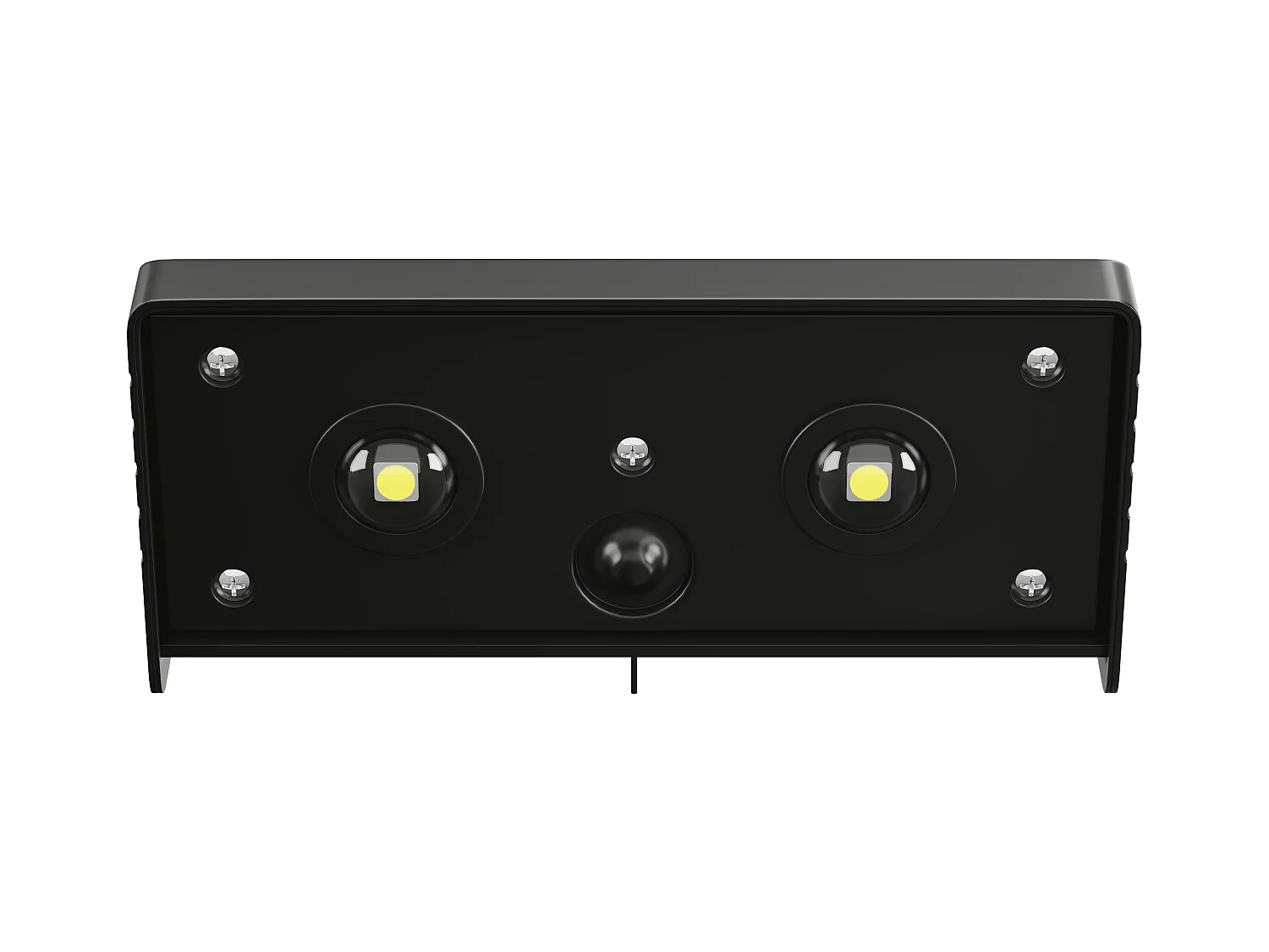 Applique murale solaire - 50 lumens - Noir - SABORG