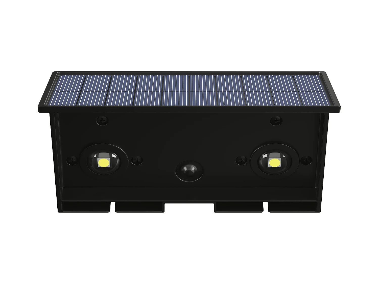 Solcelleknægte væglampe - 80 lumen - Sort - SONDERHO