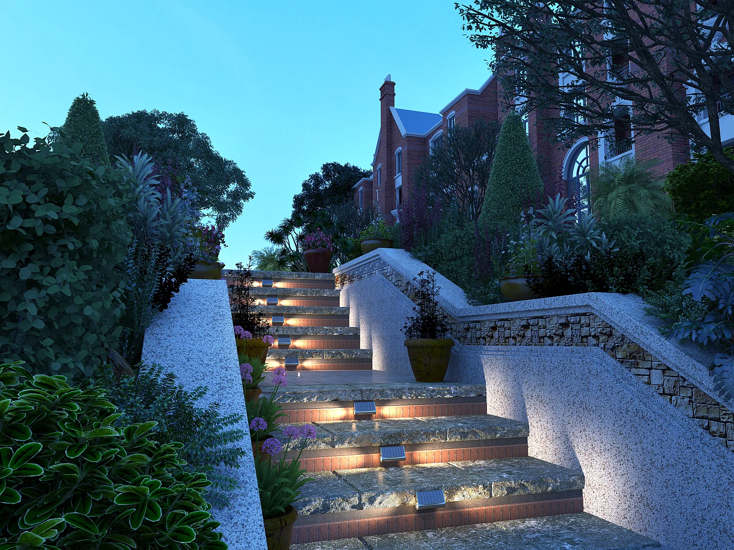 Applique murale solaire - 30 lumens - Noir - TRESTIA