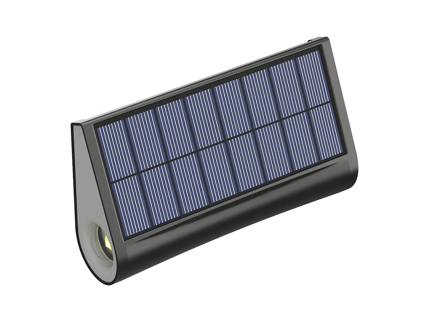 Applique murale solaire - 30 lumens - Noir - TRESTIA