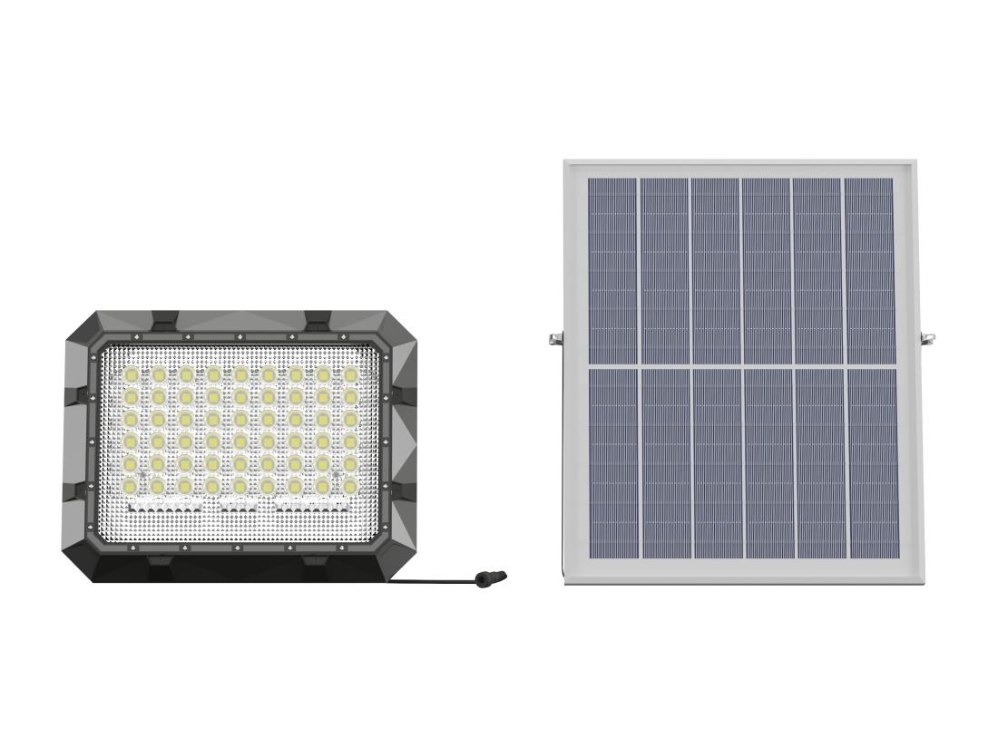 vente unique Projecteur solaire mural ou à poser à panneau déporté - 800 lumens - CLARTO