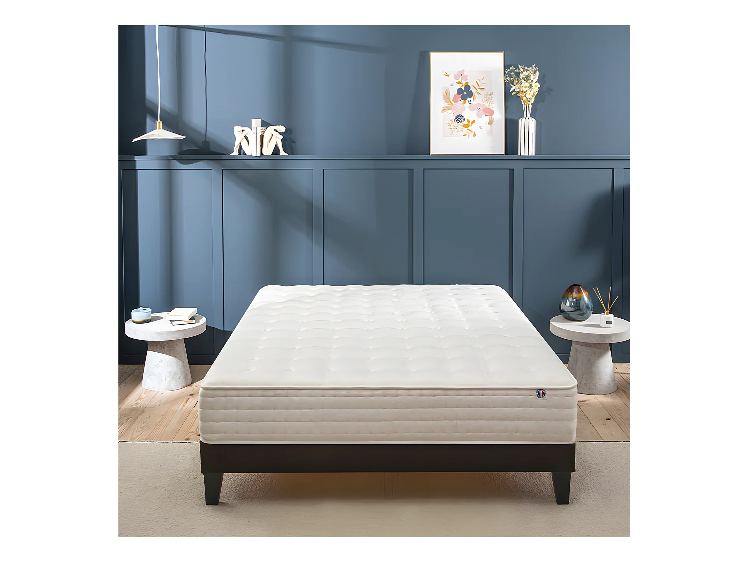 Matelas mousse à mémoire de forme 90x200 ep 24cm le flatteur