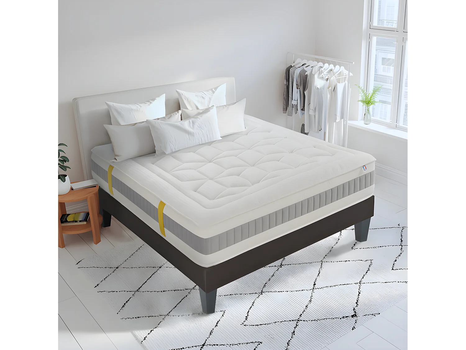 Matelas mousse à mémoire de forme 160x200 ep 31cm l'envouteur