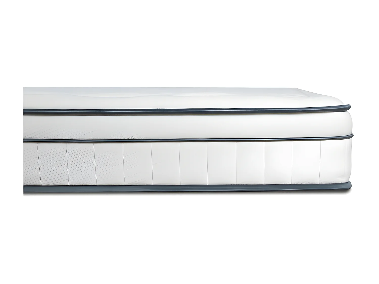 Matelas ressorts ensachés et mousse à mémoire de forme 140x200 le charmeur