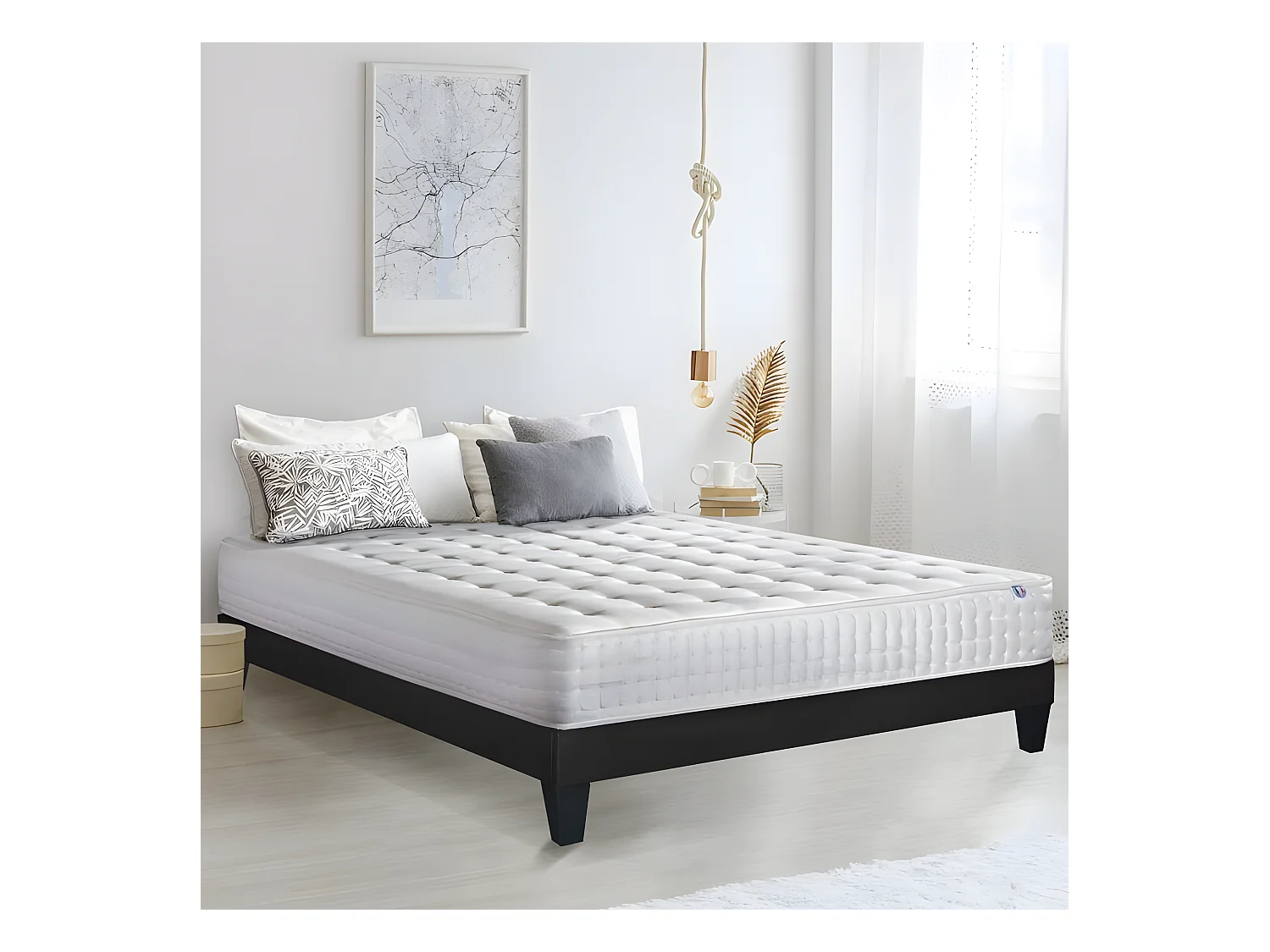 Matelas mousse et mousse à mémoire de forme 140x200 ep 25cm l'admirateur