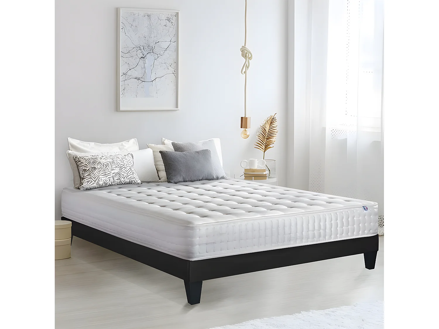 Matelas mousse et mousse à mémoire de forme 160x200 ep 25cm l'admirateur