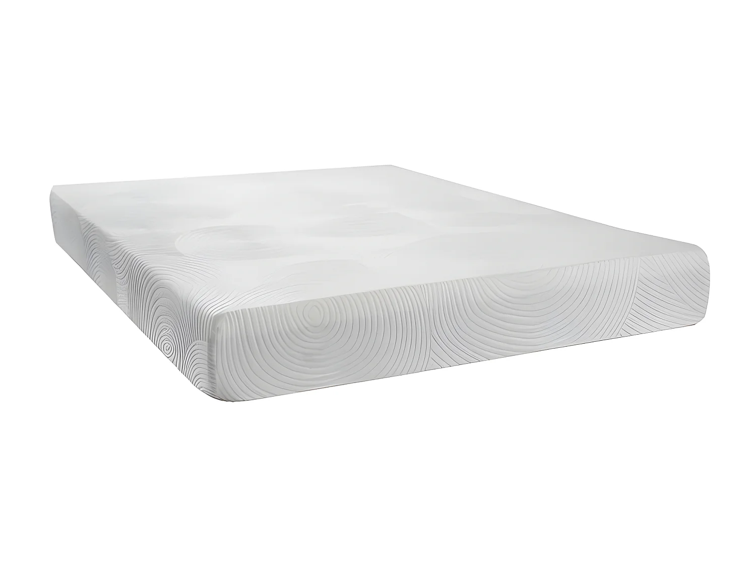 Ensemble matelas mousse le cajoleur avec sommier kit gris et pieds 180x200