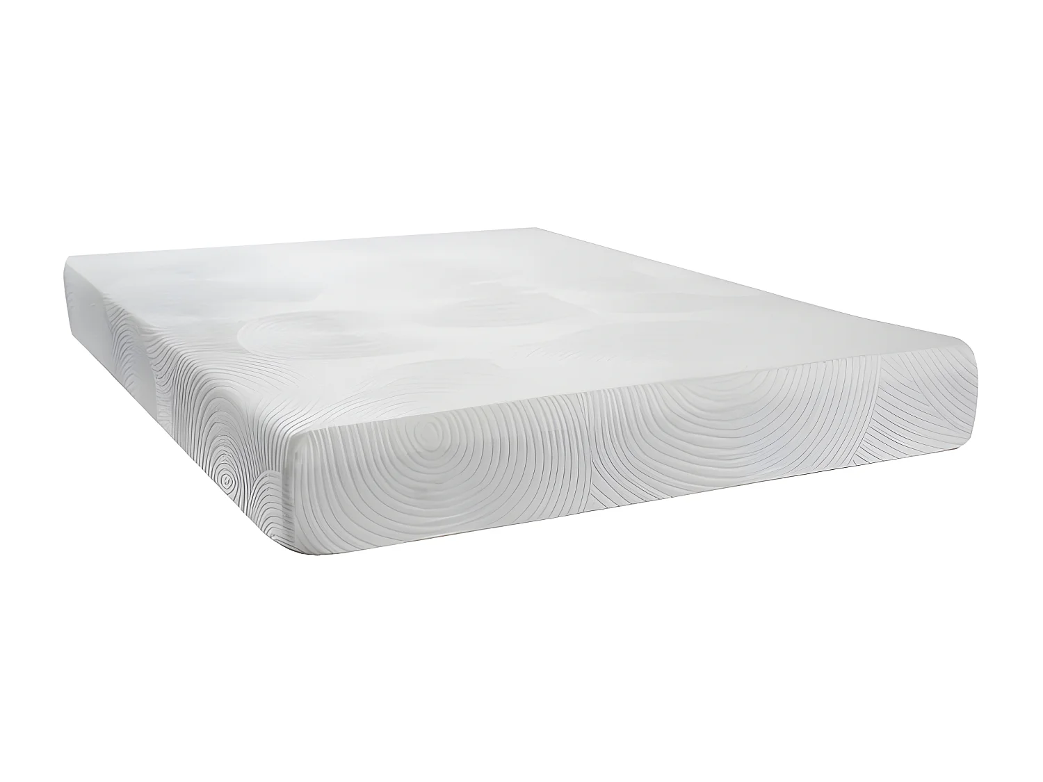 Ensemble matelas mousse le cajoleur avec sommier kit gris et pieds 90x200