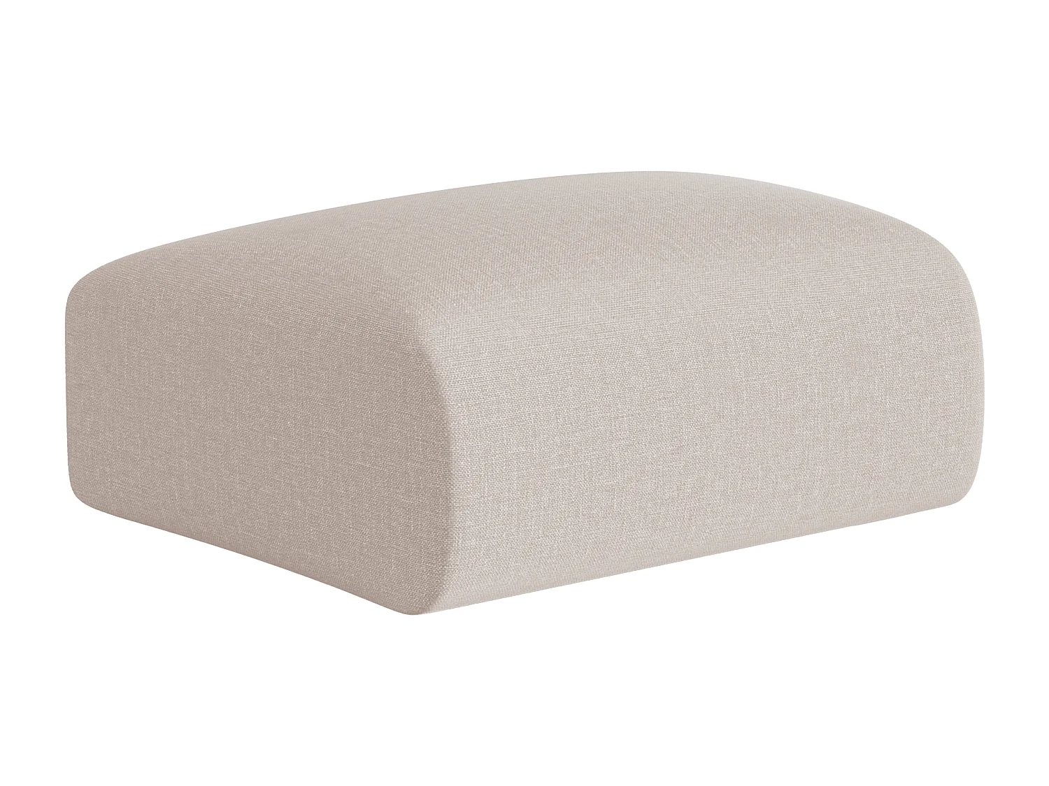 Beige melerad tygpuff POGNI från Maison Céphy