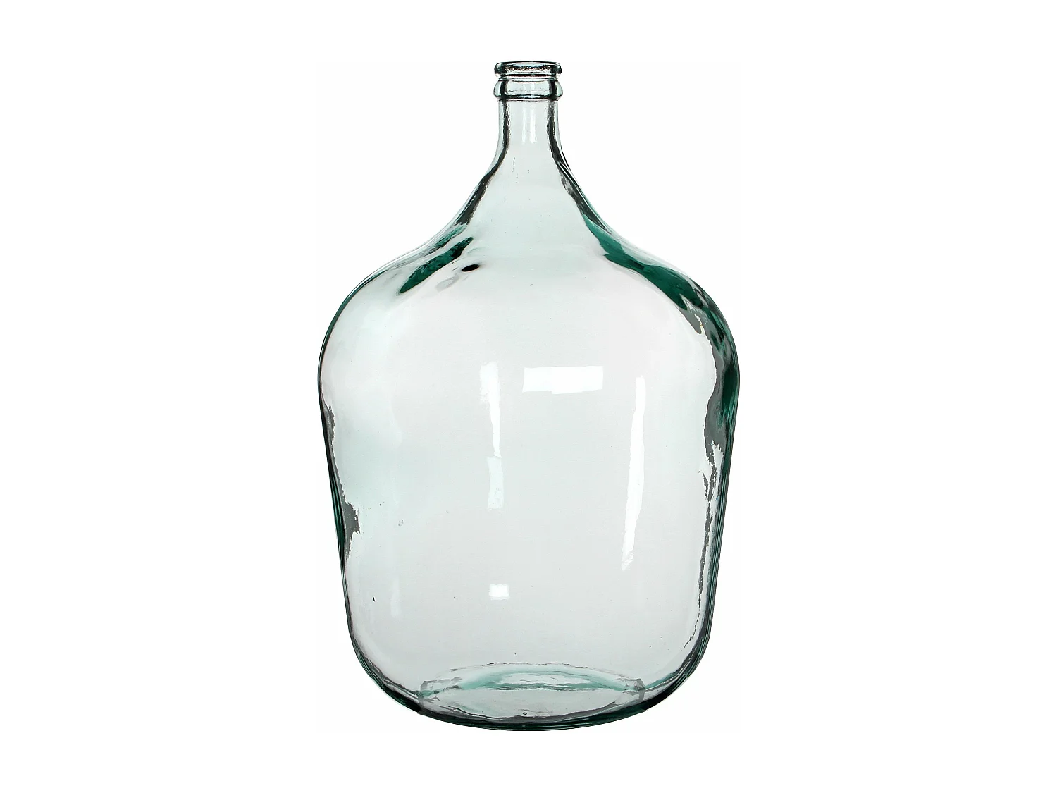 Dekorative Flasche aus Recyceltes Glas - Ø40 x 56 - Transparent - DIEGO