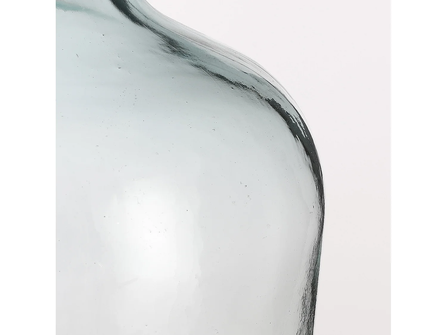 Dekorative Flasche aus Recyceltes Glas - Ø40 x 56 - Transparent - DIEGO