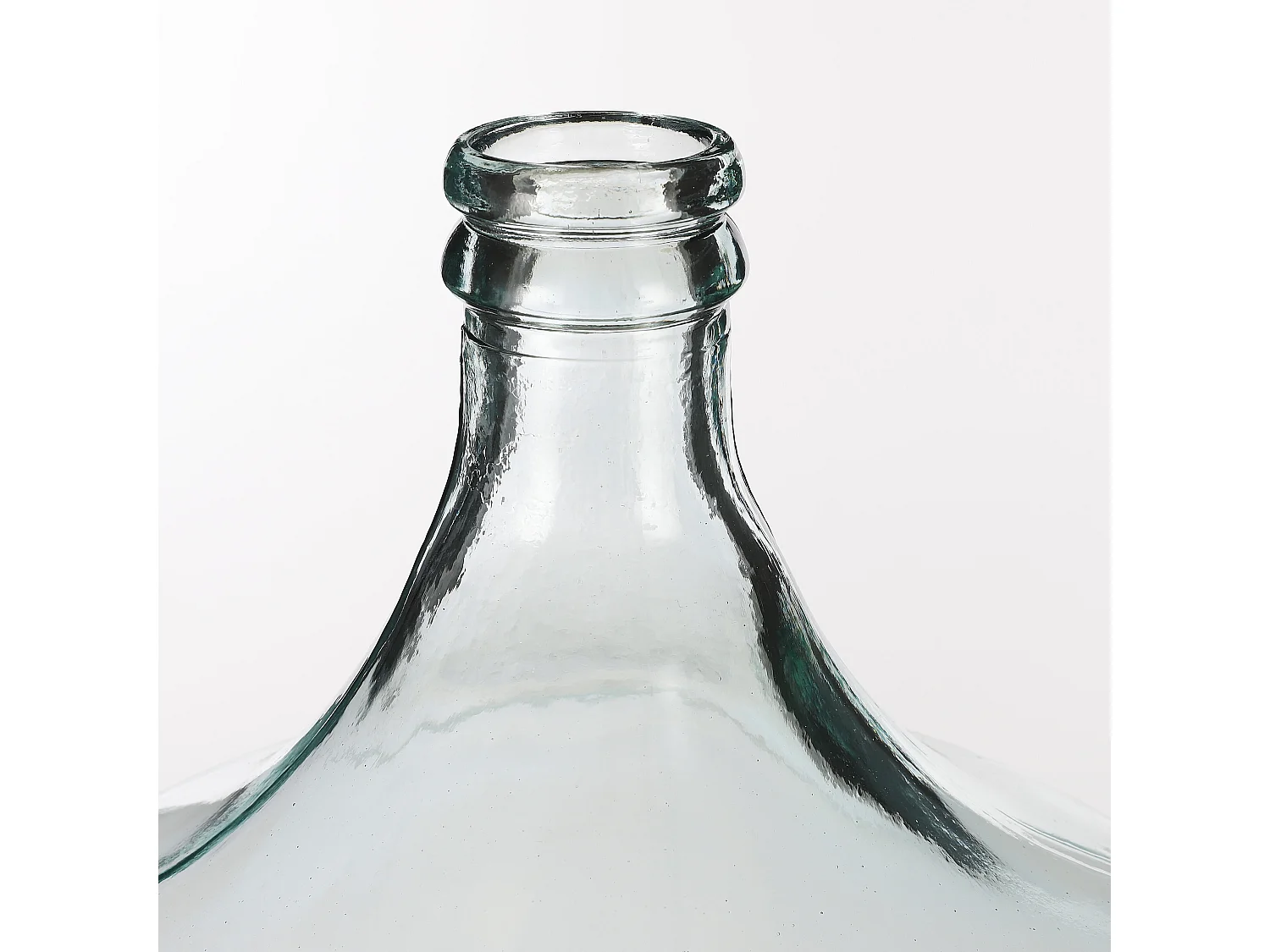 Bouteille décorative en verre recyclé - Ø40 x 56 - Transparent - DIEGO