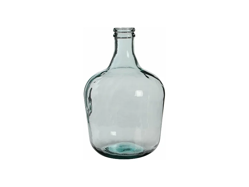 Dekorative Flasche aus Recyceltes Glas - Ø27 x 42 - Transparent - DIEGO