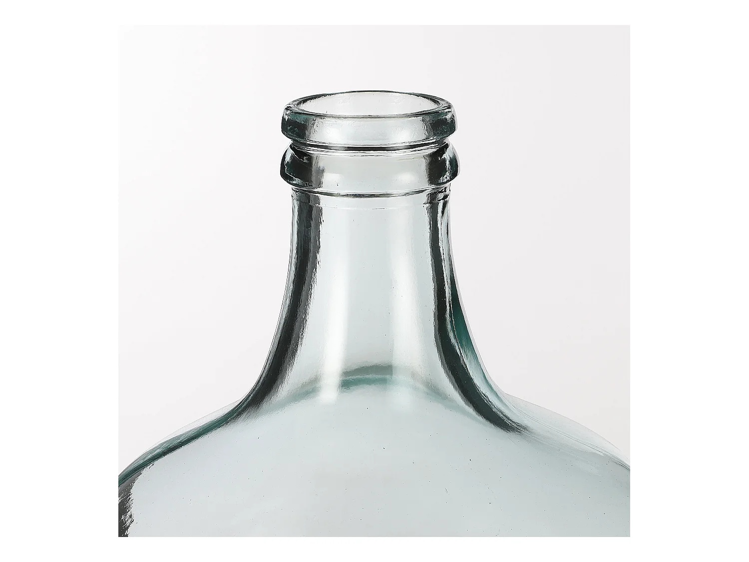 Dekorative Flasche aus Recyceltes Glas - Ø27 x 42 - Transparent - DIEGO