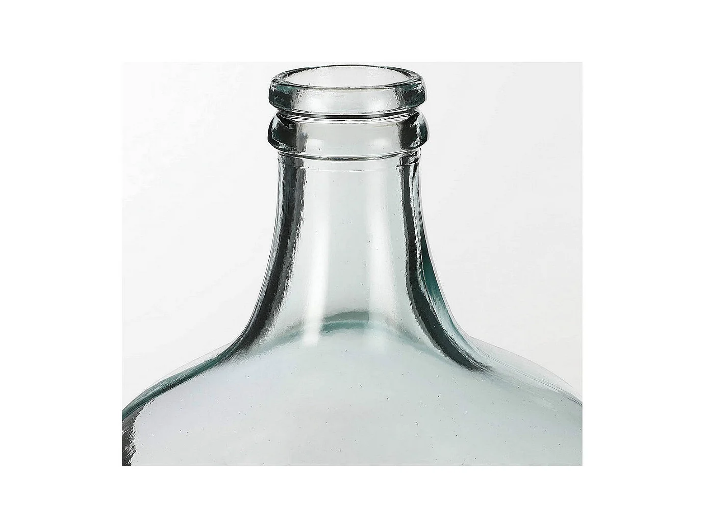 Dekorative Flasche aus Recyceltes Glas - Ø27 x 42 - Transparent - DIEGO