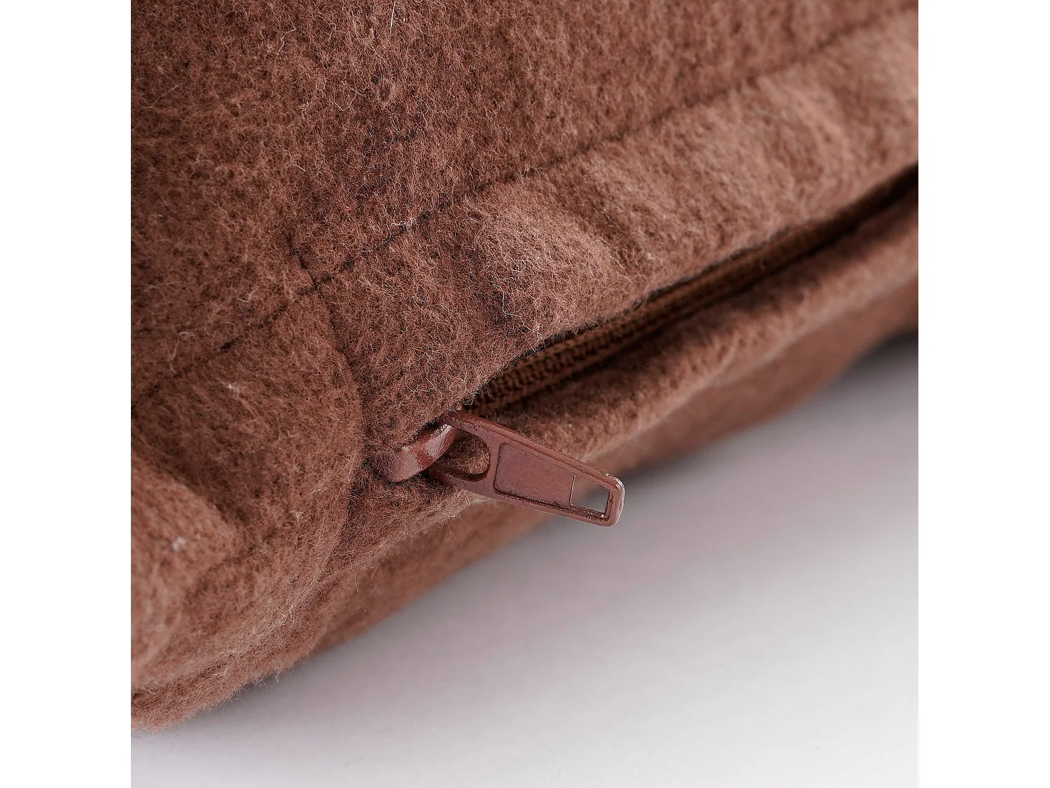 Coussin en coton - 55 x 35 - Marron foncé - BERING