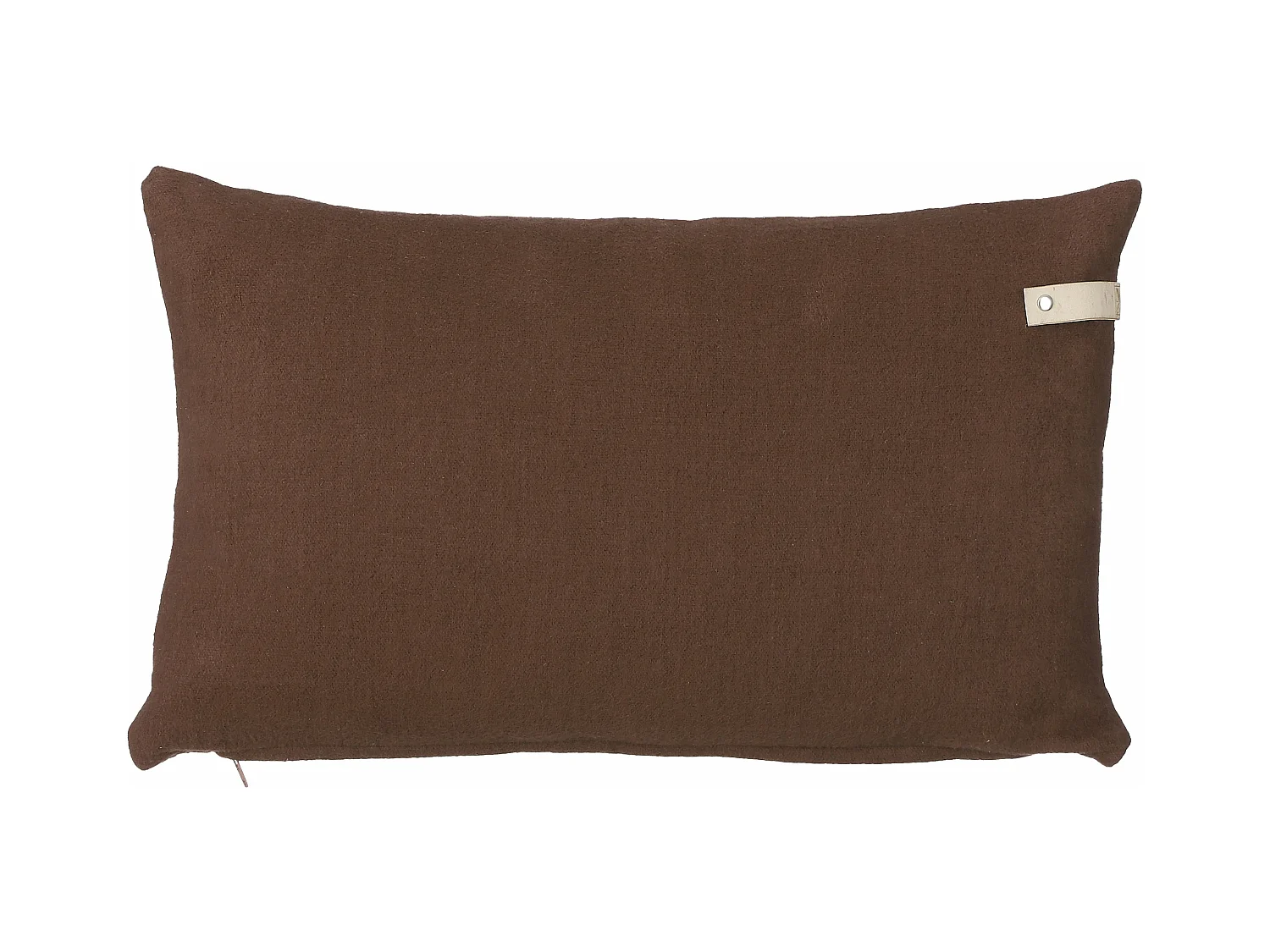 Sierkussen van katoen - 55 x 35 - Donkerbruin - BERING