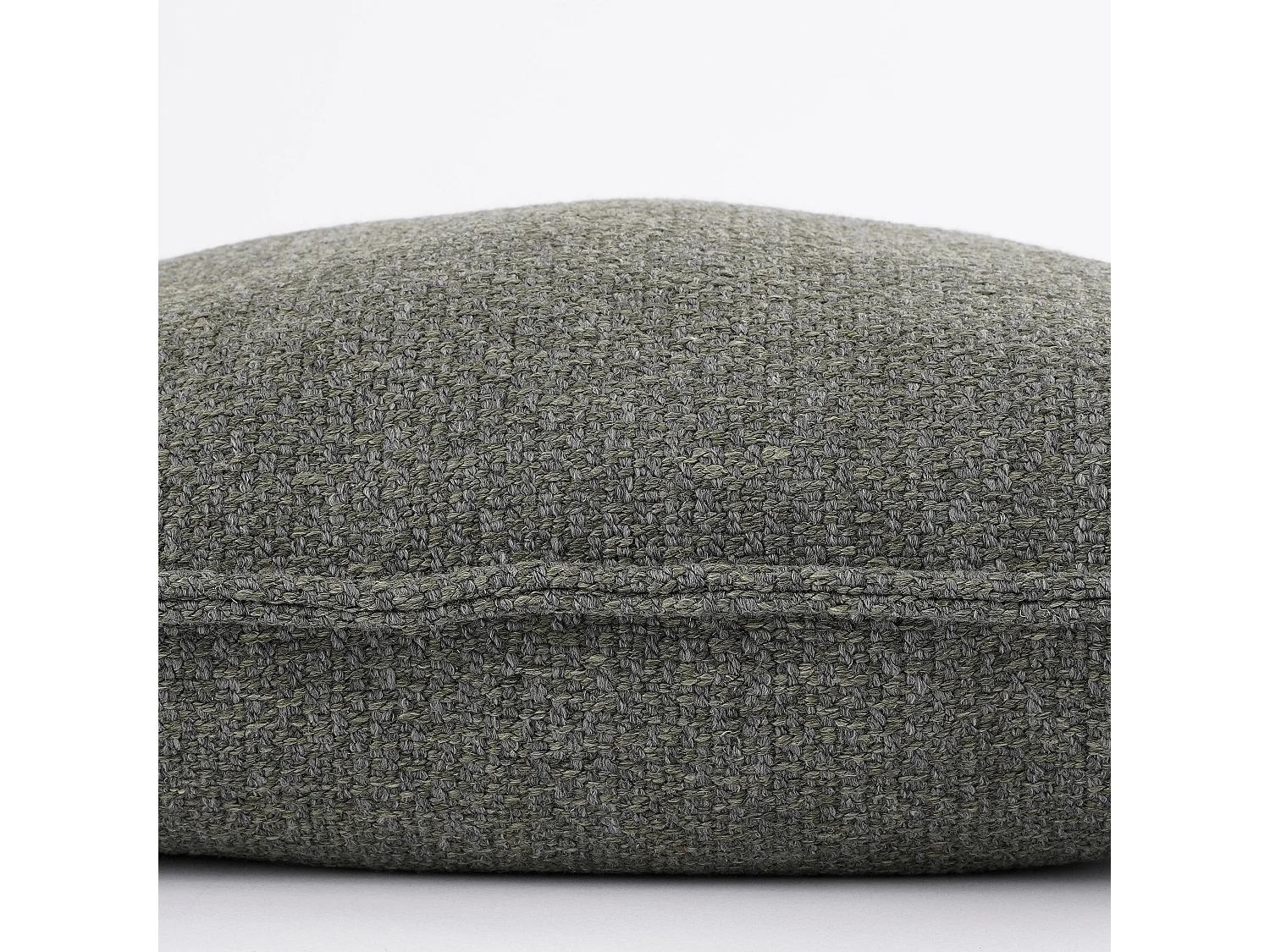 Sierkussen van gerecycled polyester - 45 x 45 x 10 - Groen - NATALIE