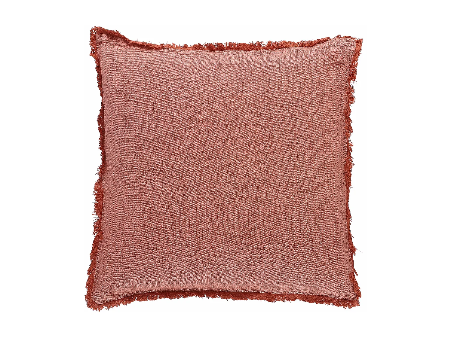 Cojín decorativo de Algodón orgánico - 47 x 45 - Rojo - BERKELEY