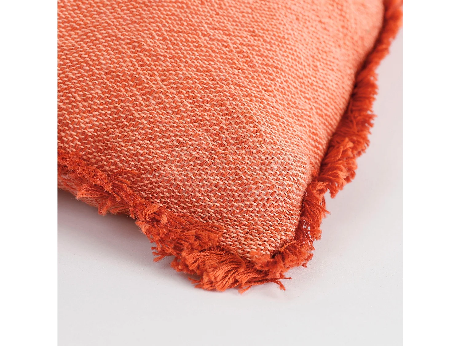 Cojín decorativo de Algodón orgánico - 47 x 45 - Rojo - BERKELEY