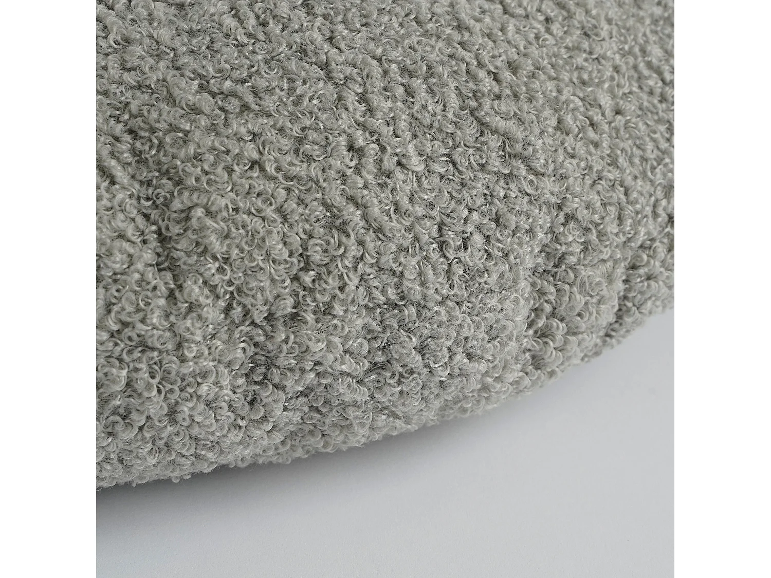 Sierkussen van gerecycled polyester - 10 x 40 - Grijs - NADINE