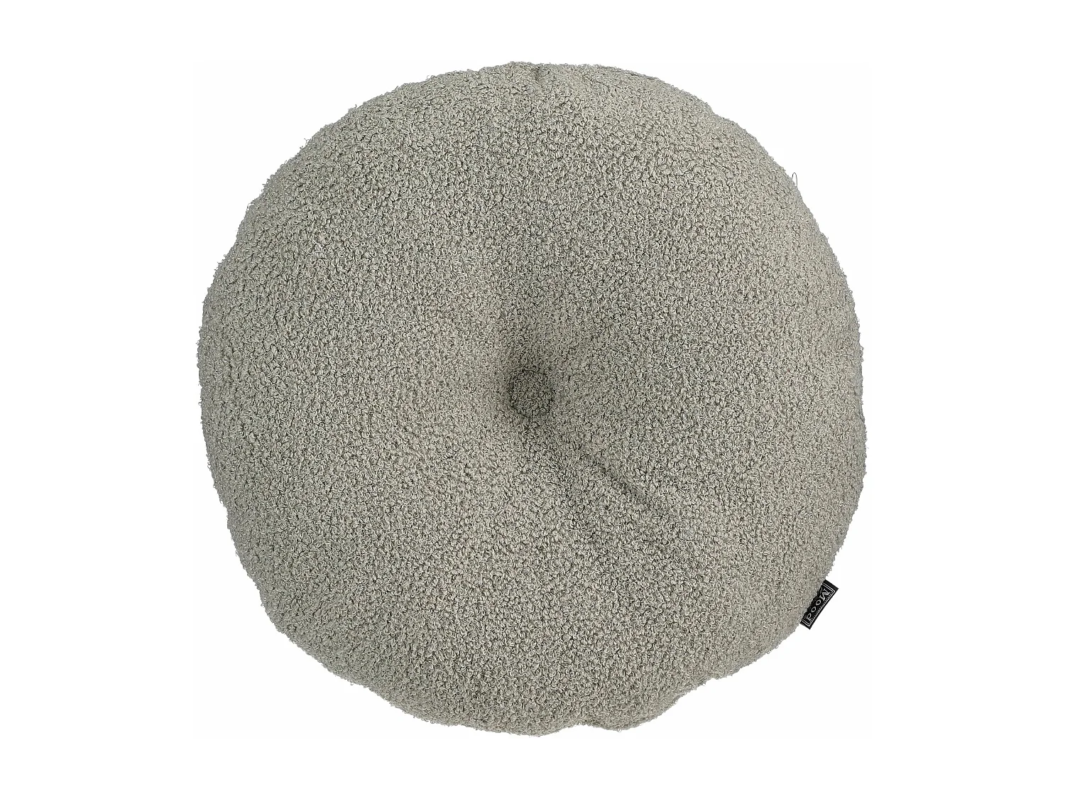 Coussin en polyester recyclé - 10 x 40 - Gris - NADINE