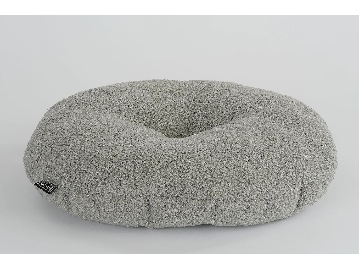 Coussin en polyester recyclé - 10 x 40 - Gris - NADINE