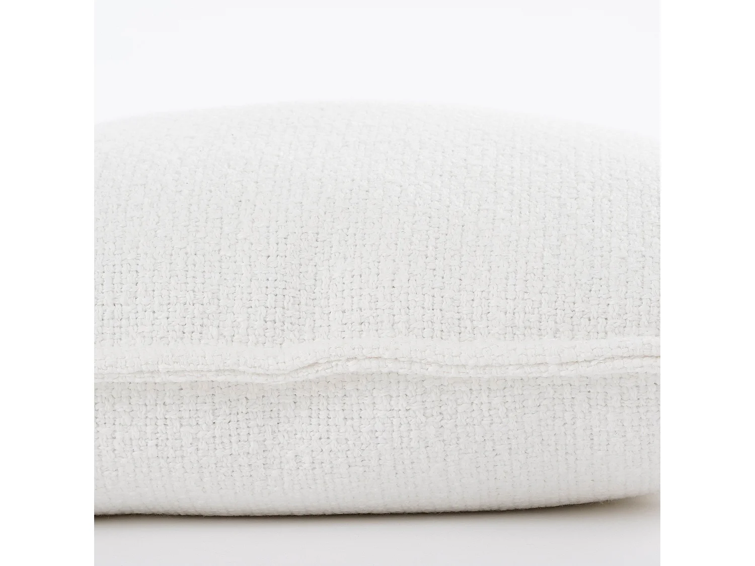 Sierkussen van gerecycled polyester - 45 x 45 x 10 - Off white - NATALIE