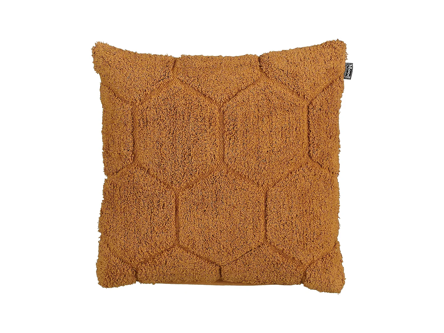 Sierkussen van katoen en vulling gerecycled polyester - 45 x 45 x 10 - Lichtbruin - JAIMY