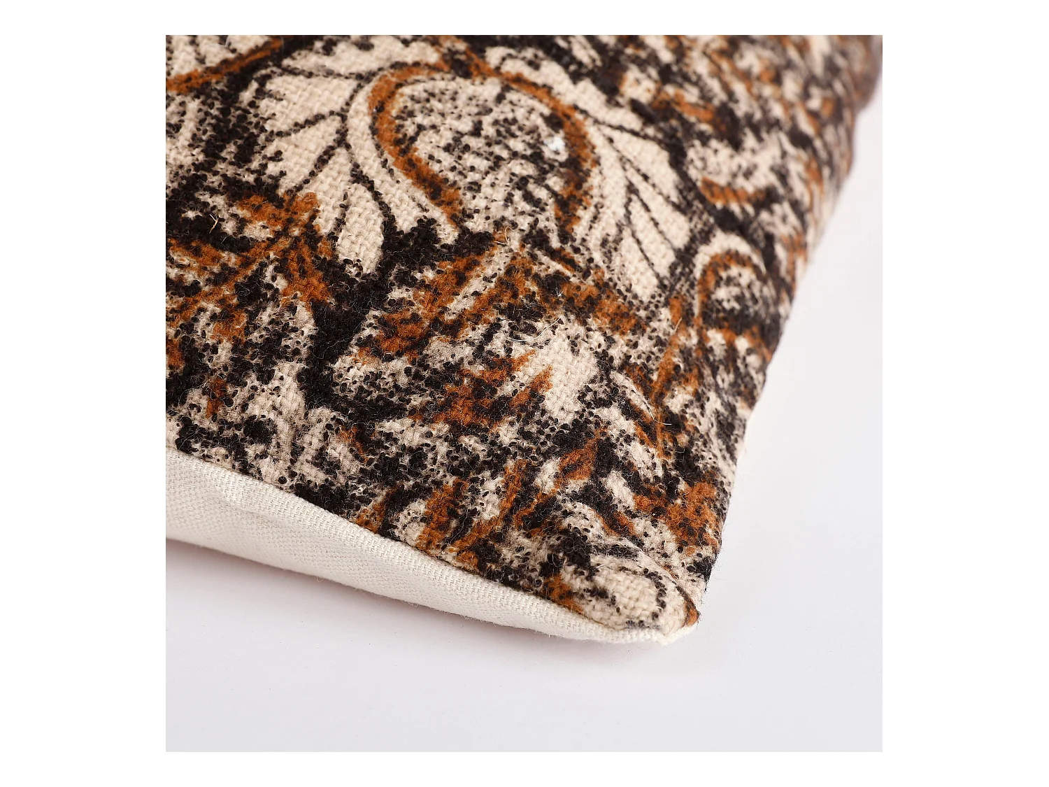 Coussin en coton - 50 x 50 - Marron foncé - ARKANSAS