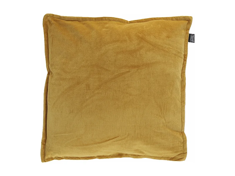 Sierkussen van katoen - 50 x 50 x 12 - Oker - CHARME