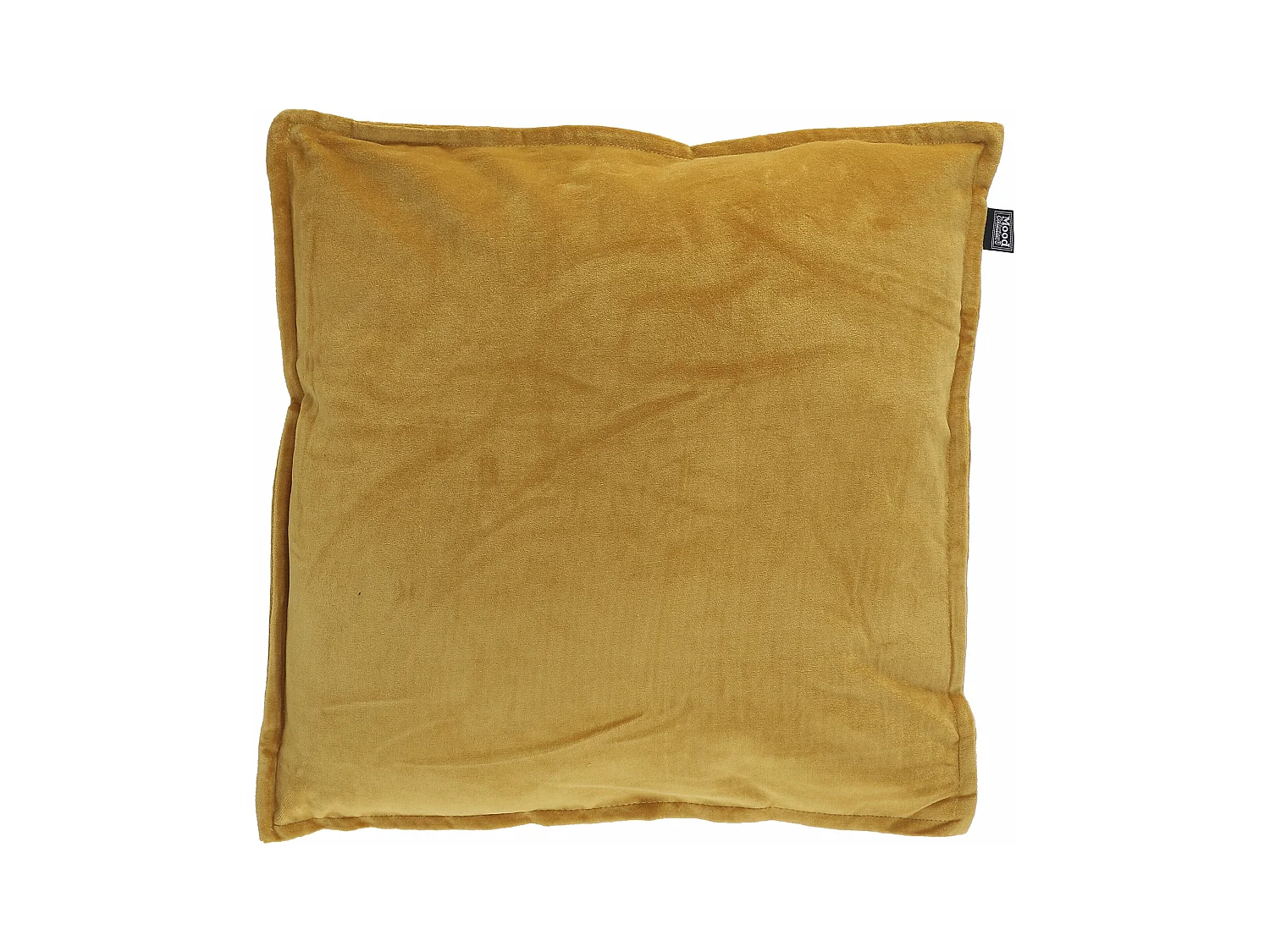 Sierkussen van katoen - 50 x 50 x 12 - Oker - CHARME
