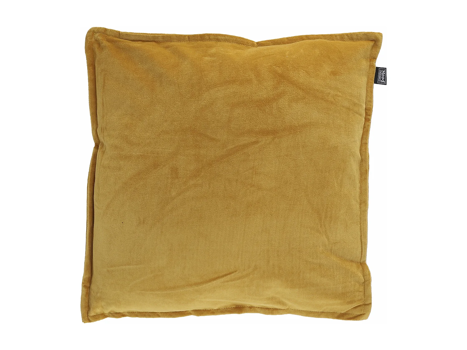 Sierkussen van katoen - 50 x 50 x 12 - Oker - CHARME