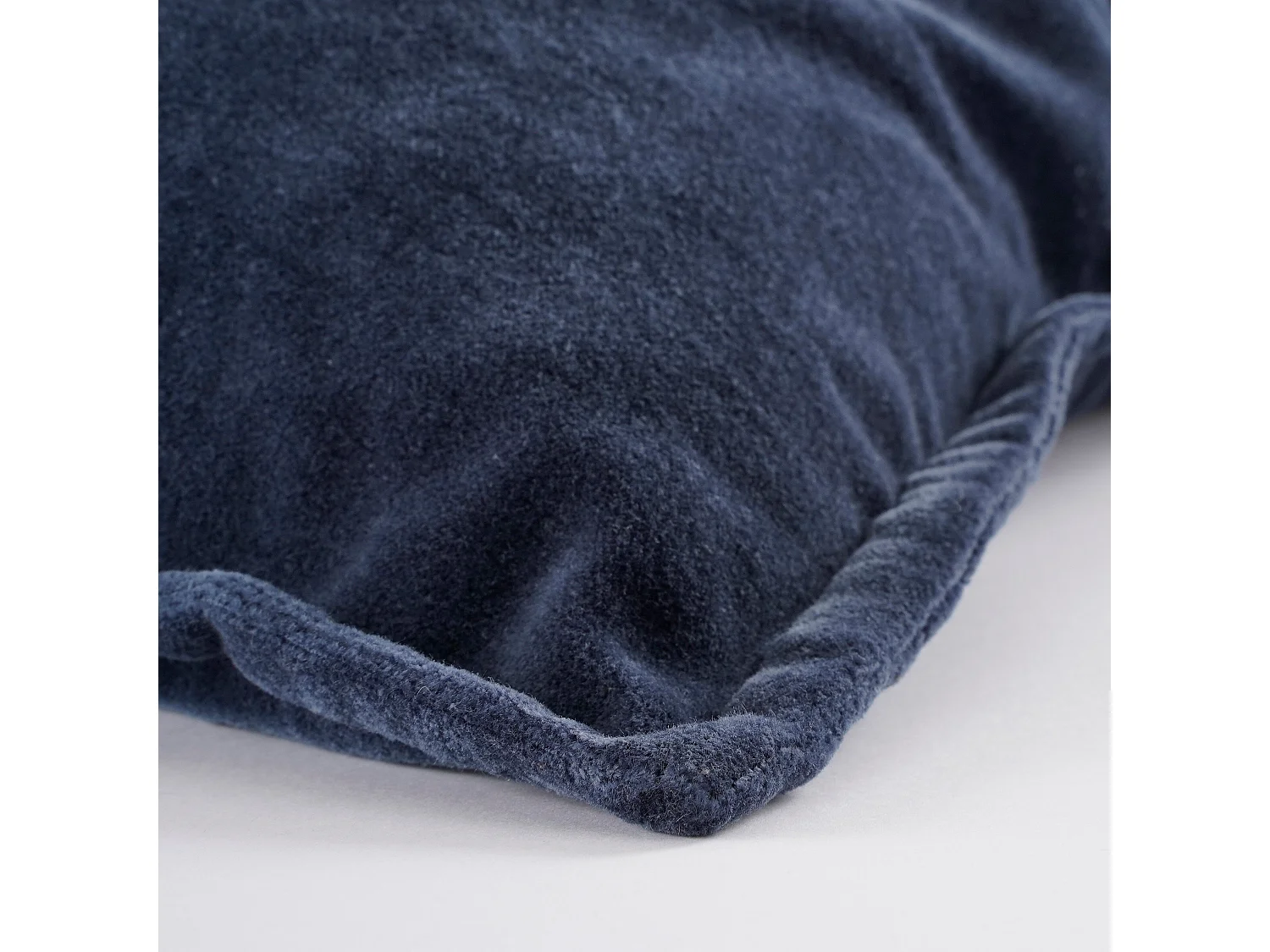 Cojín decorativo de Algodón - 50 x 50 x 12 - Azul oscuro - CHARME