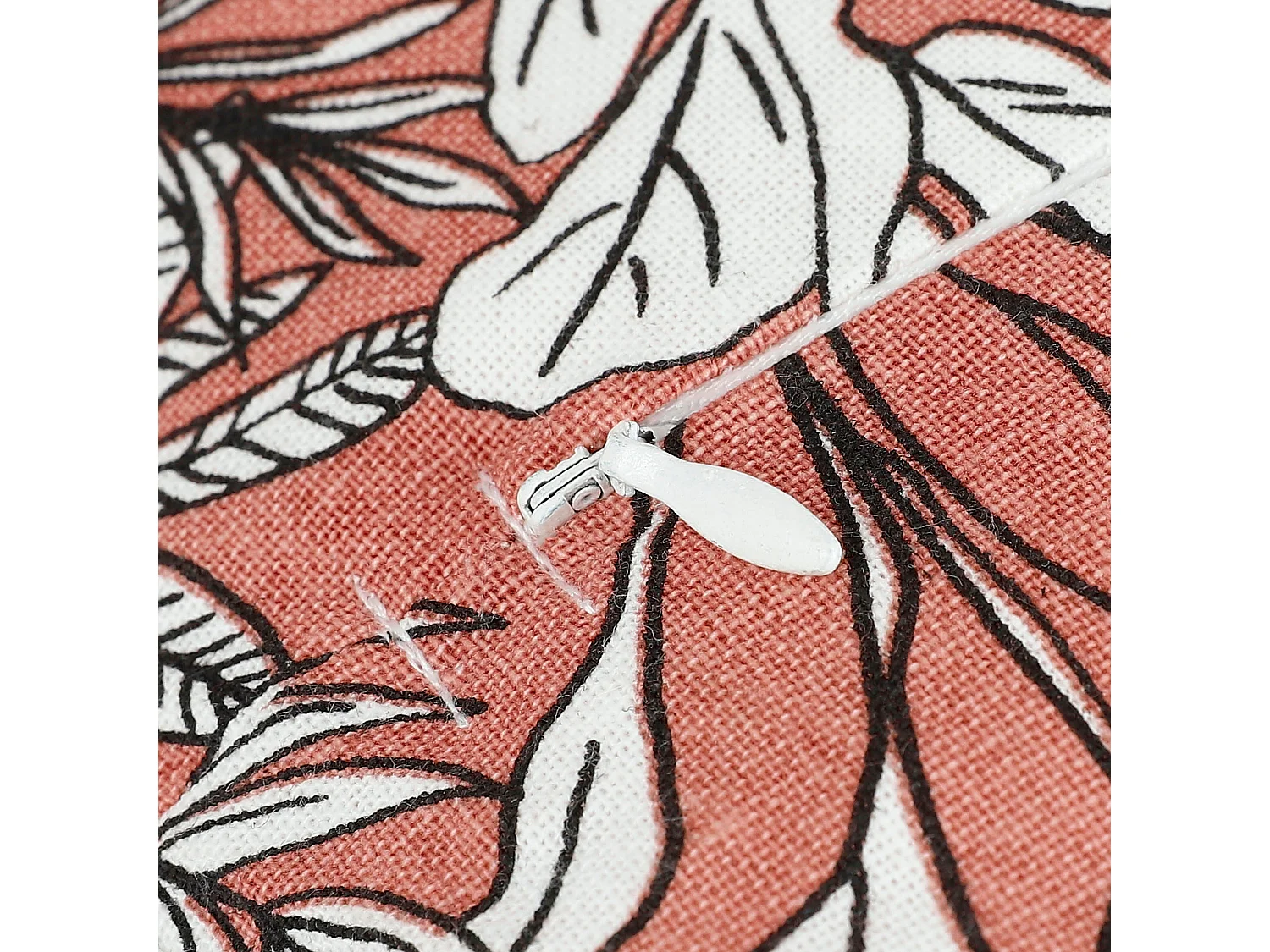 Coussin en coton - 45 x 45 - Rose - LAKIA