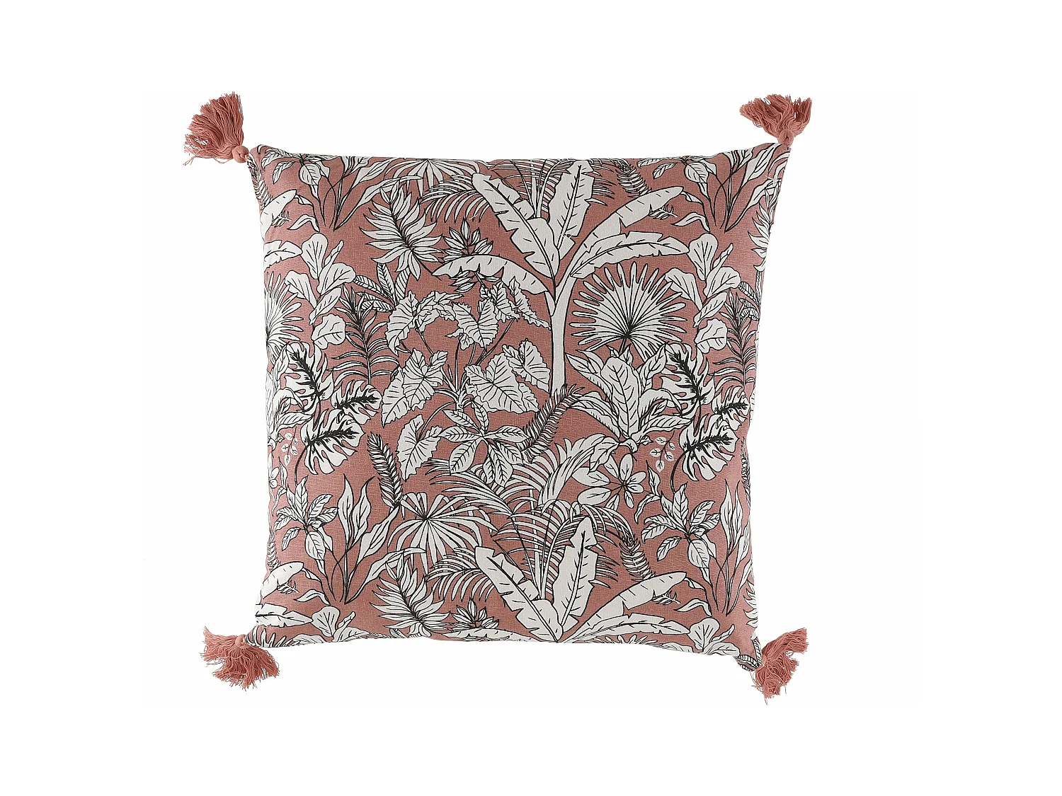 Sierkussen van katoen - 45 x 45 - Roze - LAKIA