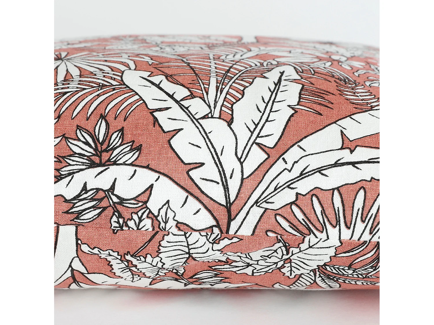 Coussin en coton - 45 x 45 - Rose - LAKIA