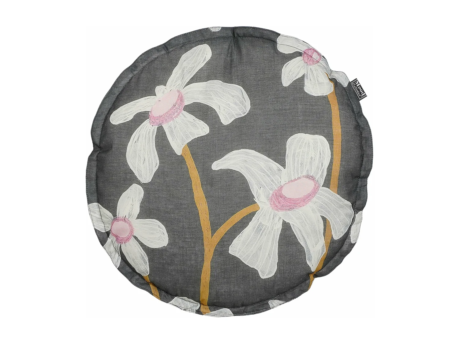 Sierkussen van katoen - 12 x 40 - Zwart -