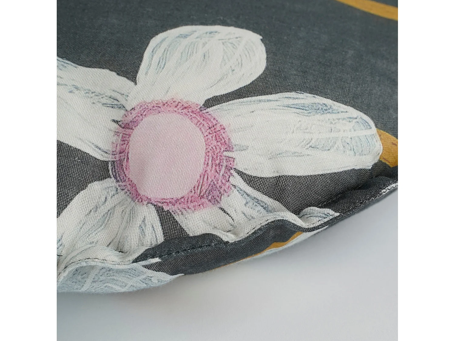 Sierkussen van katoen - 12 x 40 - Zwart -