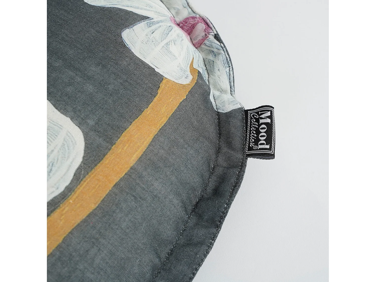 Sierkussen van katoen - 12 x 40 - Zwart -