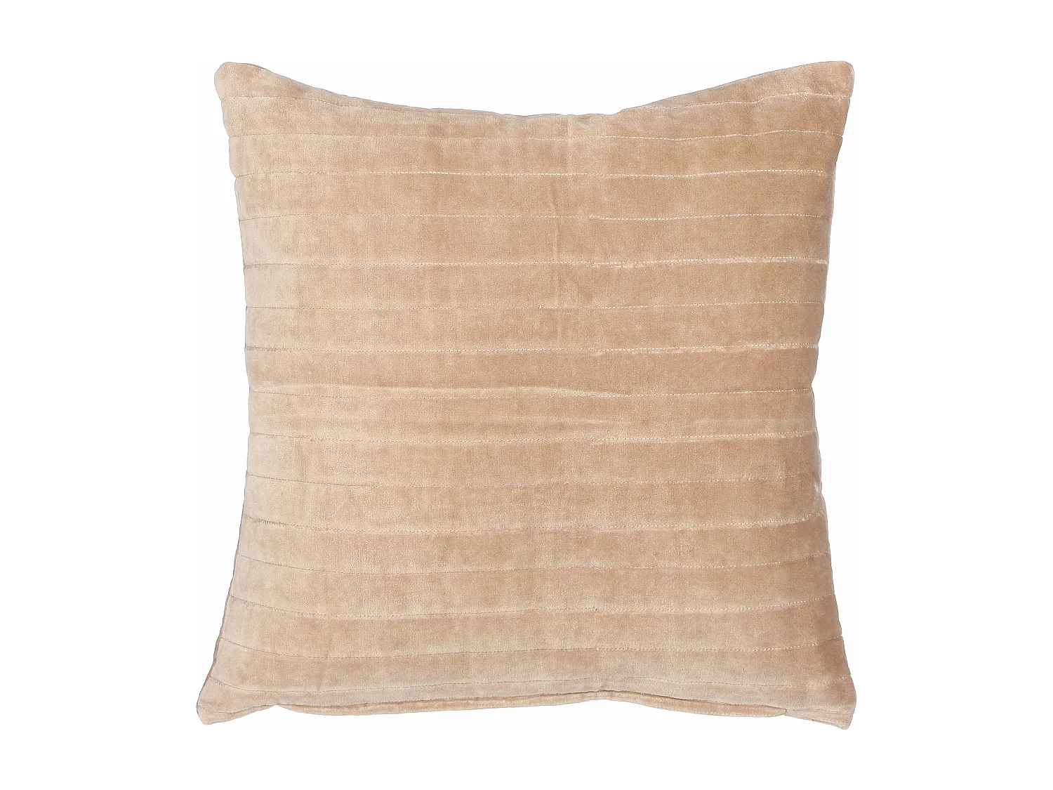 Coussin en coton - 45 x 45 - Beige - BALBOA