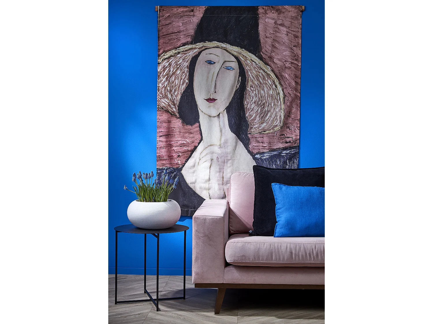 Coussin en coton - 50 x 50 x 12 - Noir - CHARME