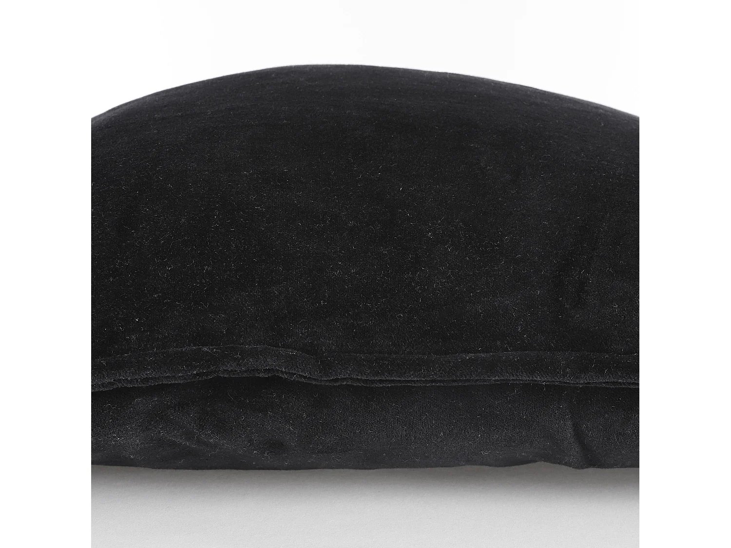 Coussin en coton - 50 x 50 x 12 - Noir - CHARME