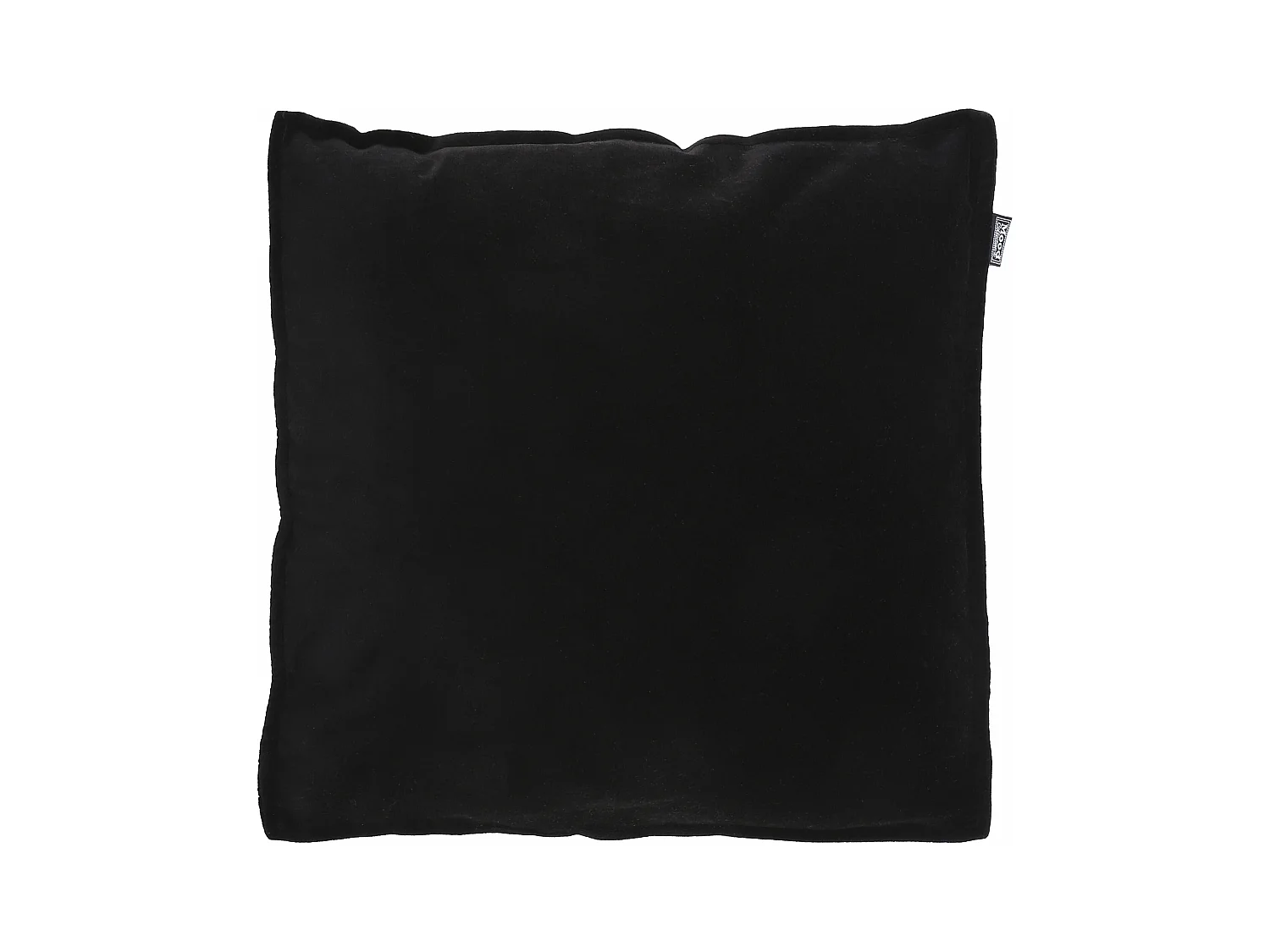 Coussin en coton - 50 x 50 x 12 - Noir - CHARME