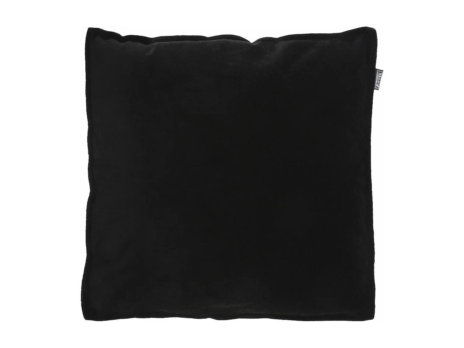 Coussin en coton - 50 x 50 x 12 - Noir - CHARME