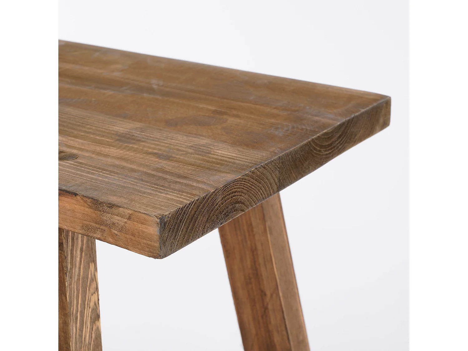 Banc en bois recyclé - 80 x 36,5 x 44 - Marron - BOLD